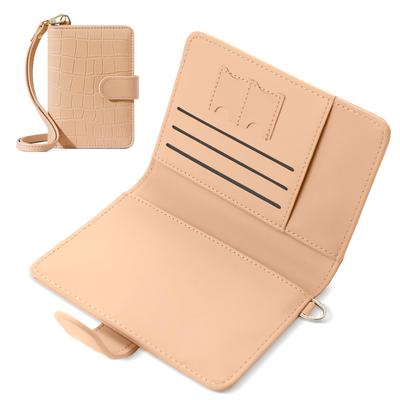 Ganve Passport Neck Passport Passport Airline Ticket Faux Passport Ticket Passport Wallet Domestic and International Passport Storage Pink Case,