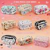 Hatsune Miku Pencil Case Cute Anime Cosplay Large Capacity Stationery Bag For School Student Multi Layer Makeup Storage Pouch