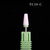 Ceramic Nail Grinding Head - Corn Bullet Rocket Shape for Electric Nail Grinder