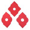3Pcs Corner Radius QuickJig Woodworking Semicircle Positioning Template Trimming Tool