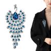 New Luxury Peacock Brooches For Women Unisex Rhinestone Beautiful Animal Party Office Brooch Pins Gifts