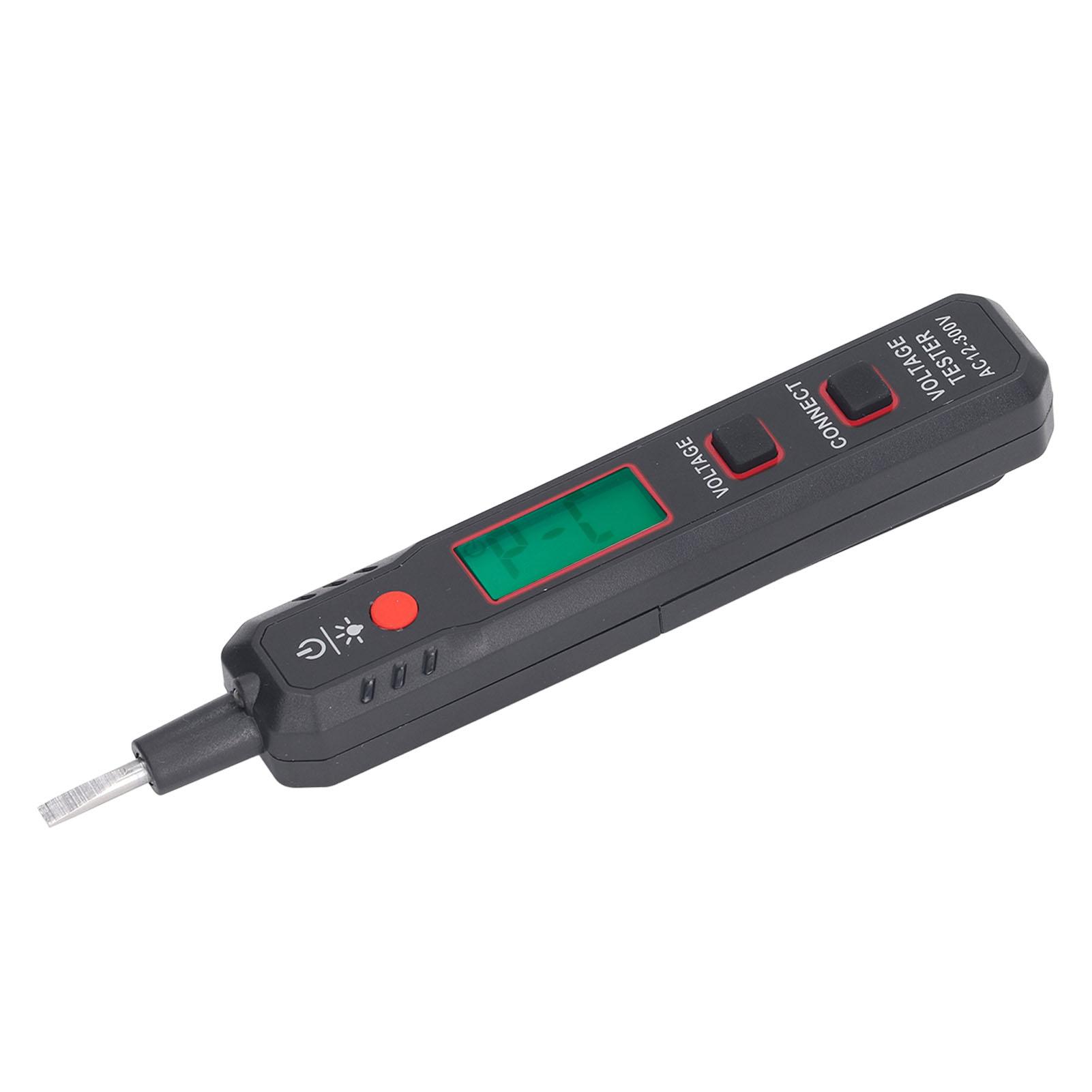 

Voltage Tester NCV Volt Test Pen 12V300V LCD Display Alarm Detector for Maintenance