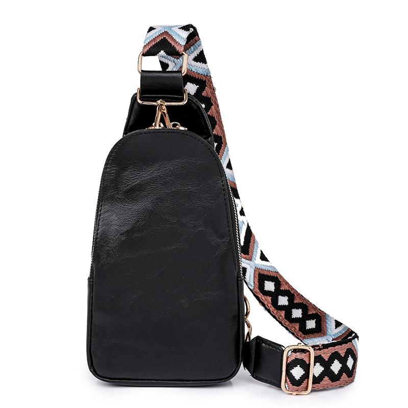 

Женская поясная сумка Модная нагрудная сумка Женские сумки на ремне чёрный