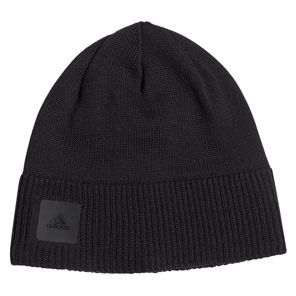 Adidas Knit Beanie Hat EMH36 Size Kids' Black/White (GV2091) 54-57cm