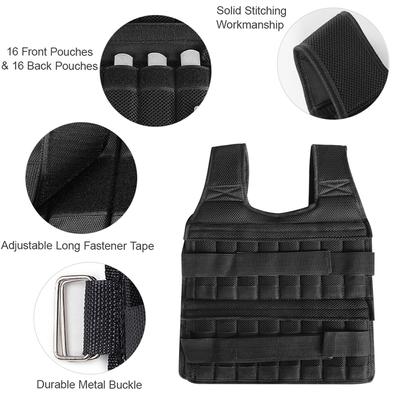 Maximale Belastung: 15 kg/35 kg, verstellbare Gewichtsweste, Gewichtsjacke, Übungsgewicht, Belastungstuch, Stärke