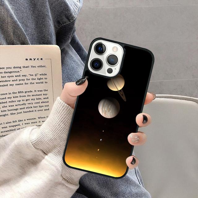 Astronomy Planets Phone Case Cover for iPhone 17 Air 16 16e 15 13 14 11 12 Pro Max Plus coque fundas Shell