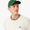 [Lacoste] Men's Tipped Cotton Crewneck Sweater AH5158-55NX0N