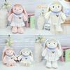 Uniform Baseball Bunny Plush Toy Figure Cute Cartoon Doll Girl Gift Children
