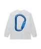 Gramicci Carabiner Long Sleeve Tee | Carabiner Long Sleeve T-Shirt, Size L: White