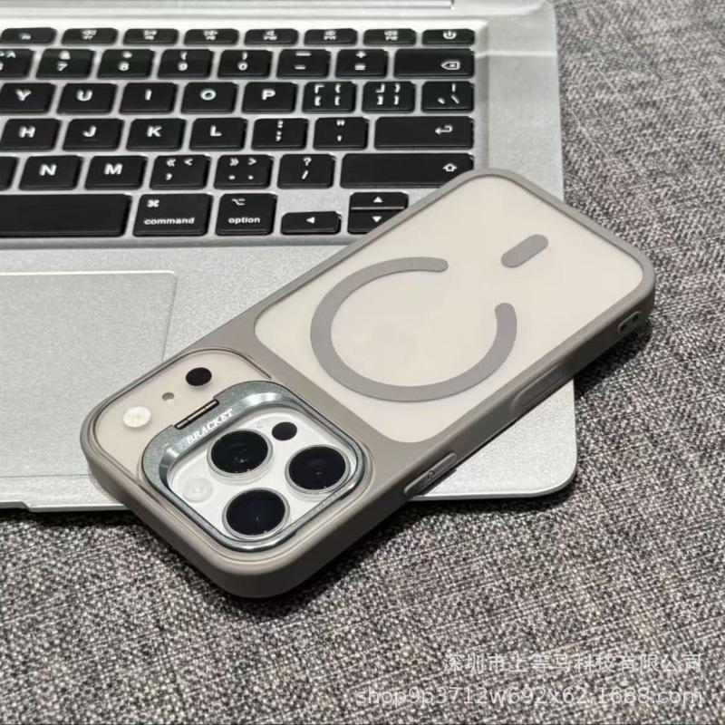 

Magnetic Metal Lens Holder Compatible with iPhone 17 Pro Max, 16 Frosted and 15 Hard Case 14 Pro