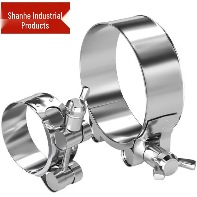Shanhe 304 Stainless Steel Hand-Tightened Butterfly Pipe Clamp 20-22mm