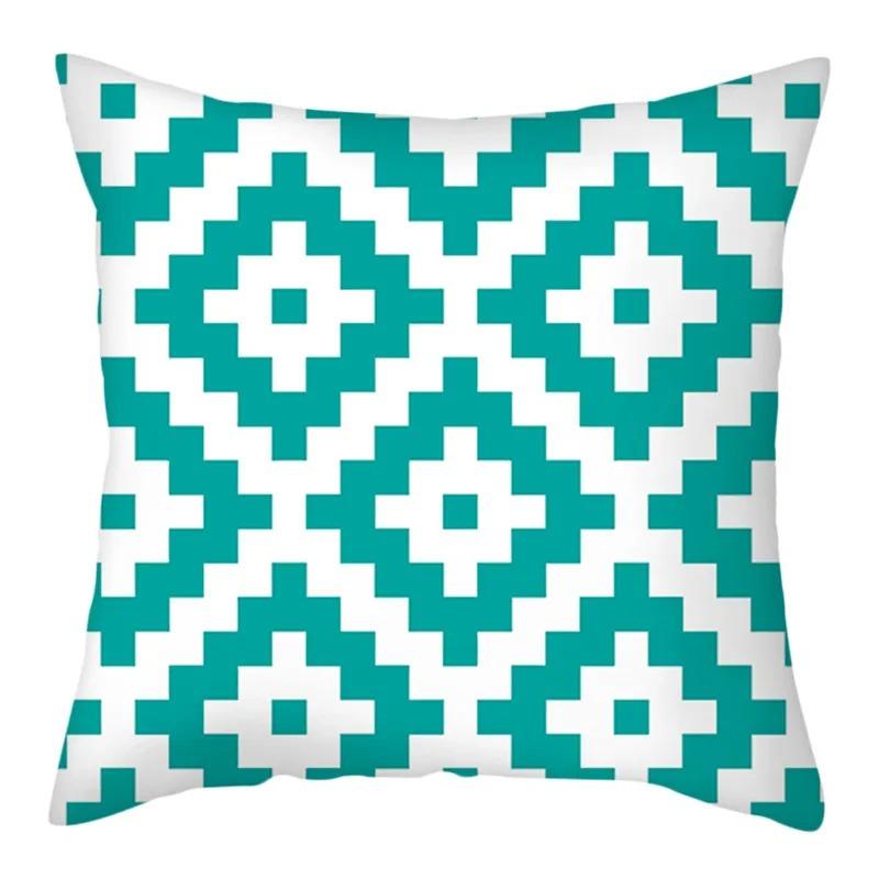 Geometric Style Printed Pillowcases Living Room Office Home Pillowcases Car Ornaments