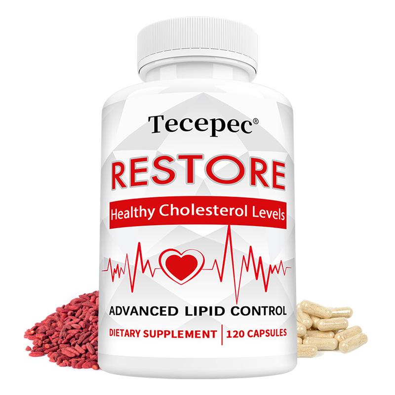 Red Yeast Rice, Grape Seed Extract, Dietary Supplement, 120 Capsules Per Bottle