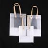 5Pcs Frosted Translucent Pvc Loot Bag Gift Bagbbags For Gifts Packing Bag Pvc Hand Bag Party Decor Souvenir Tote Bags