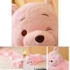 Adorable Pink Winnie The Pooh Plush Toy With Bow For Kids Perfect For Collecting And Cuddling