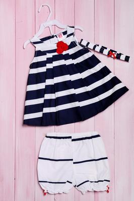 Set: Wandees Dress, Shorts and Headband (56145)