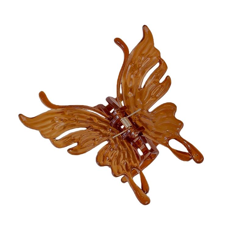 

Large Butterfly Decorative Hair Clip, Women s Hair Claw Sweet Fairy Butterfly Hair Clip, Multi-Color Transparent Acrylic Hair