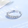 2022 Fashion Luxury 925 Sterling Silver Ring Zircon Wedding Jewelry Rings Engagement For Women Jz161