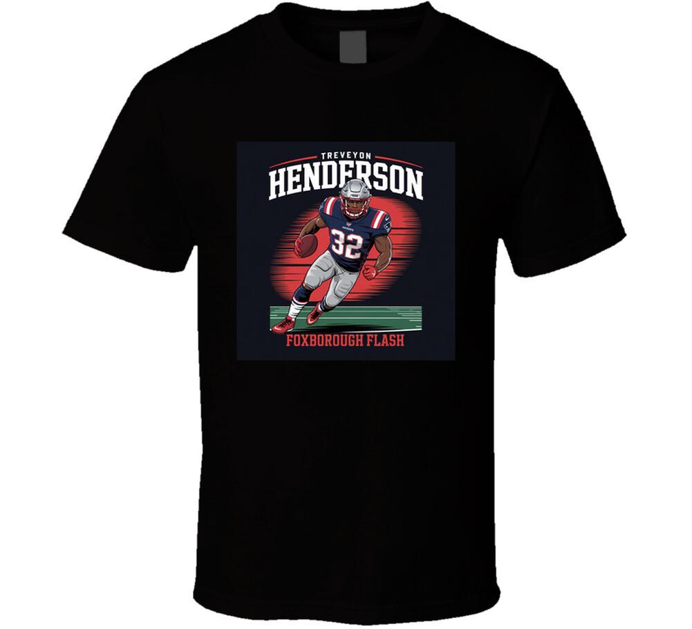Treveyon-hende wbr/ rson-new-engla wbr/ nd-running-b T Shirt Mens Womens Tees Top S