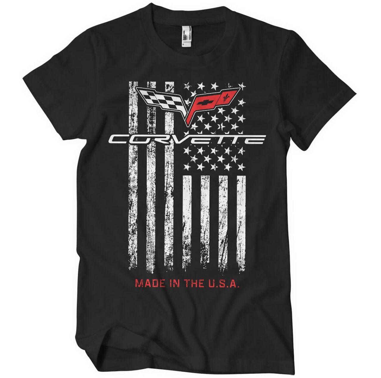 Licenza Ufficiale Chevrolet Corvette Made IN Il USA T-Shirt S-5XL Misura XL