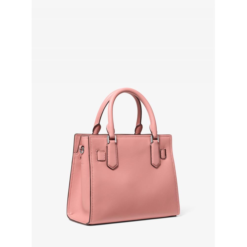 Michael Kors Landon Small Satchel Mk Signature Sunset Rose 35f6shms1y7320