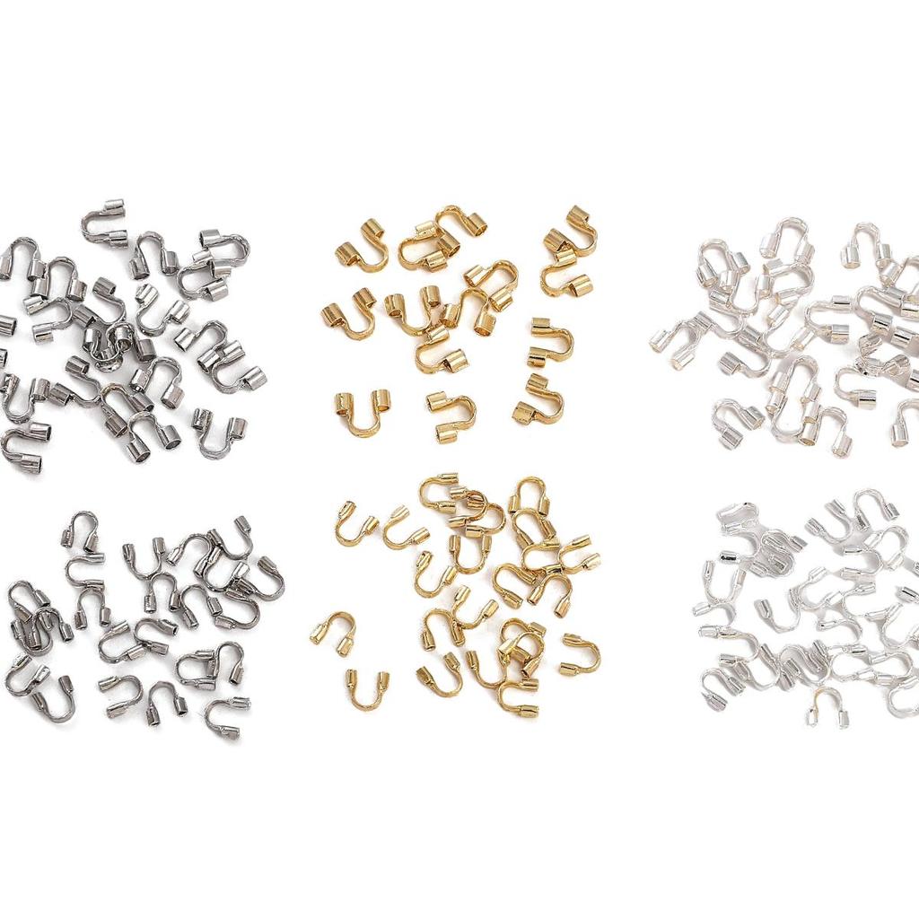 10/50 szt. Miedziana klamra w kształcie litery U do tworzenia biżuterii DIY akcesoria rzemieślnicze