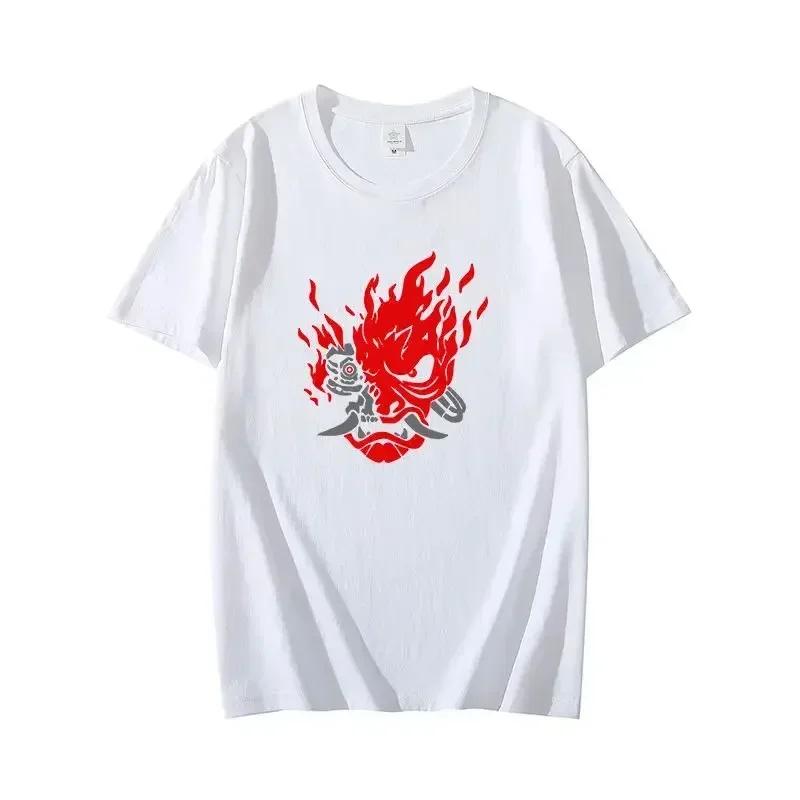 Summer Cotton Game Printed T Shirt Fashion Oversized Men T-Shirt Casual Women Short Sleeve Tops Unisex Streetwear Y2k Clothes