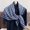 New Square Scarf Temperament Versatile Vacation Beach Scarf Scarf Scarf Women High-end Spring and Autumn Summer Women