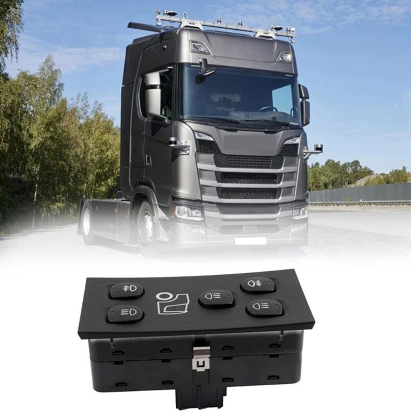 High Sensitivity Headlight Adjustment Control Switches For Commercial Vehicles ABS Construction 1507637 2091754 1900318