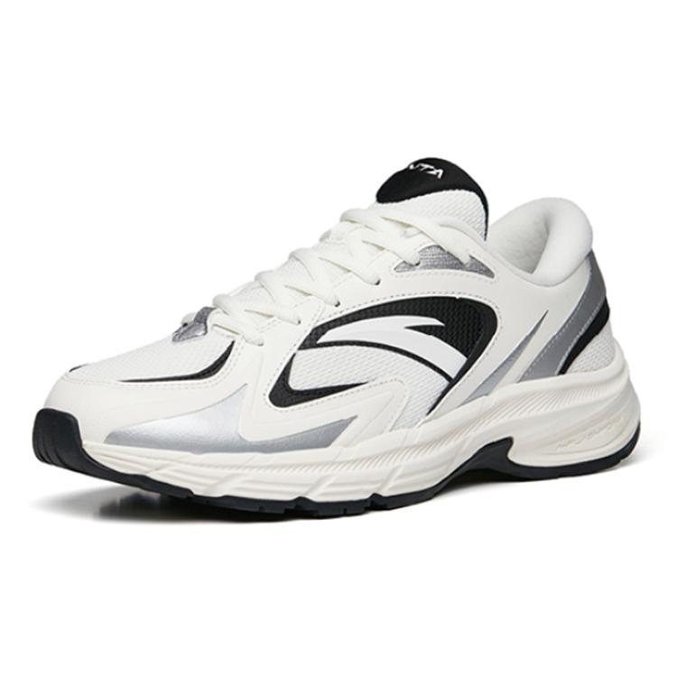 New Anta AT952 Cushioning Anti Slip And Wear Resistant Low Top Sports Casual Shoes Ivory White 912235597-2