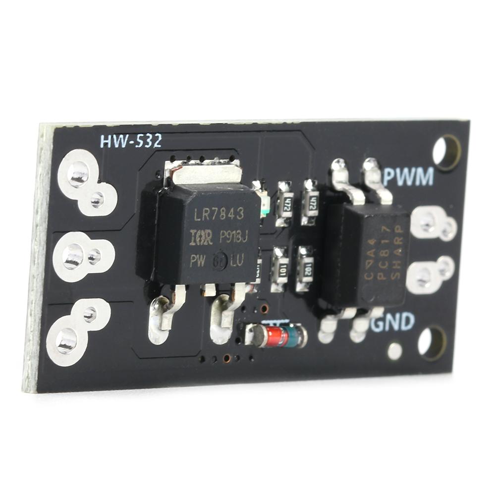 10/20/30 Stück HW-532B LR7843 Isoliertes MOSFET MOS-Röhren FET-Modul mit High- und Low-Level-Controller Ersatz-Relaisplatine