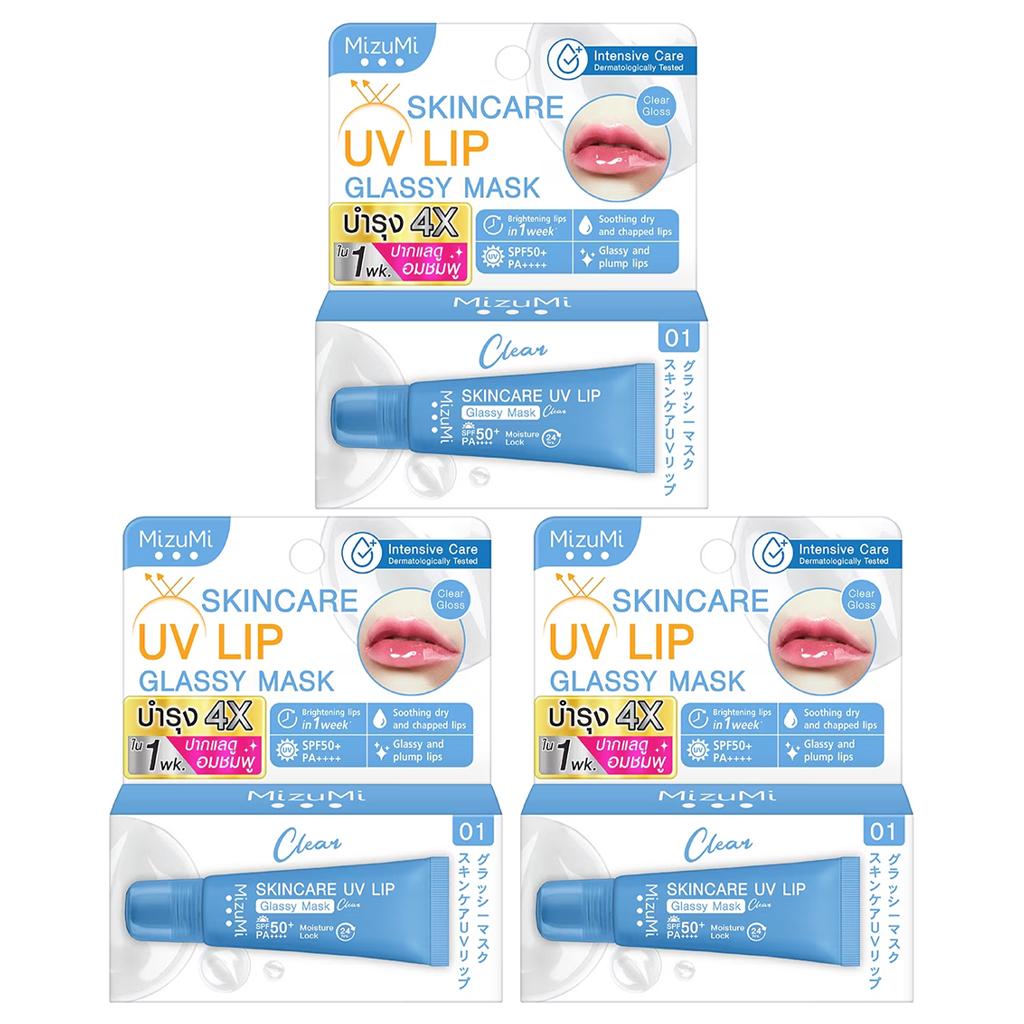 MizuMi Skincare UV Lip Glassy Mask Clear 8 Ml.