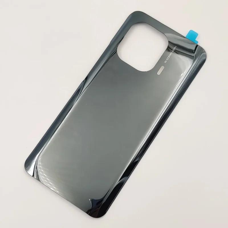 

Стеклянная задняя крышка для Xiaomi Mi 11 Pro 5G, жесткая крышка батарейного отсека, задняя панель корпуса + клейкий клей, логотип чёрный