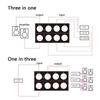 XLR Balanced Audios Selector XLR Audios Switcher 3 Inputs 1 Output Passive Design Studio Grade Connectivities Accessory