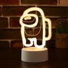3d Night Light USB Acrylic Table Lamp Bedroom Led Remote Control Night Light Creative Birthday Holiday Gift