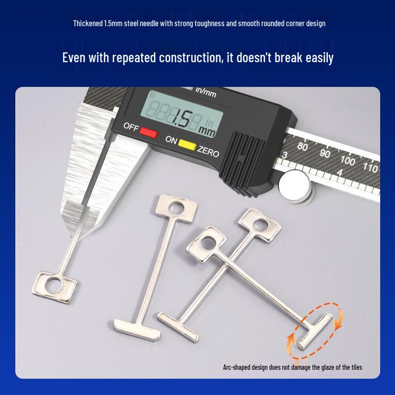 Reusable Push-Type Tile Leveling Clips
