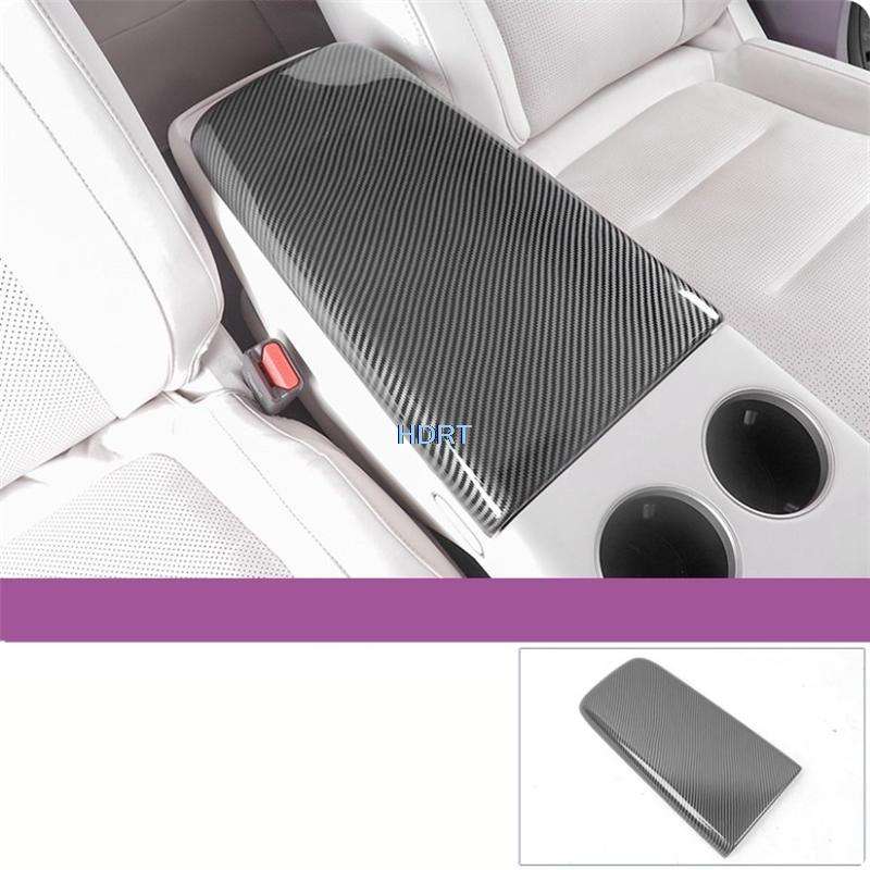 For Changan AVATR 06 2025 + Car Styling Central Control Armrest Rear Air Vent Outlet Front Water Cup Cover Carbon Fibre Interior