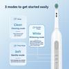 Rotating Electric Toothbrush Suitable for Adults, Equipped with 6 Brush Heads, Type-c Charging, 3-speed 2-minute Timed Zoning