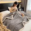 New European Style Carved Velvet Warm Blanket for Bed Soft Fluffy Sofa Cover Blankets Super Warmth Autumn Winter Throw Blanket