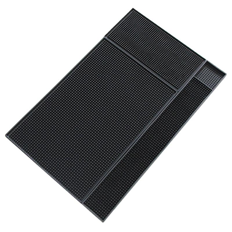 Bar Mat Non-Slip Bar Service Spill Mat Bar Table Mat Restaurant Kitchen Counter Bar Pad Anti-Skid Heat Resistant Drain