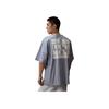 Calvin Klein Casual Round Neck Logo Print Loose Short Sleeve T-Shirt Unisex Tops Light-Blue J400212-DBT