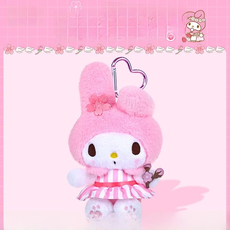 Hello Kitty Melodie Pluche Sleutelhanger Schattige Cartoon Tas Hanger Voor Meisjes Cadeaus