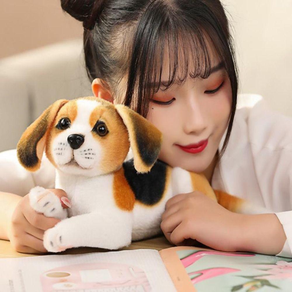 Realistic Appearance Simulation Dog Plush Toy Husky Puppy Doll Cute Stuffed Animal Toy  Home Decor