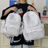 Women's Lace Backpack Large Capacity Student Schoolbag