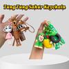 Tung Tung Tung Sahur Keychains Tralalero Tralala Cute Keyring Funny Meme Bag Anime Pendant Children Cartoon Gifts