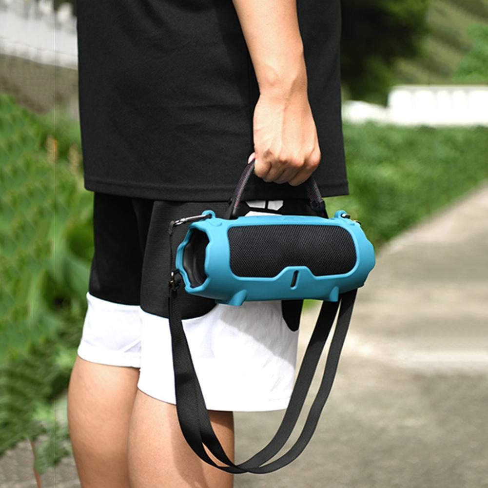 Silikonowe etui z paskiem na ramię Przenośne podróżne miękkie etui Silikonowe etui ochronne Skorupa dla głośnika przenośnego JBL Charge 6