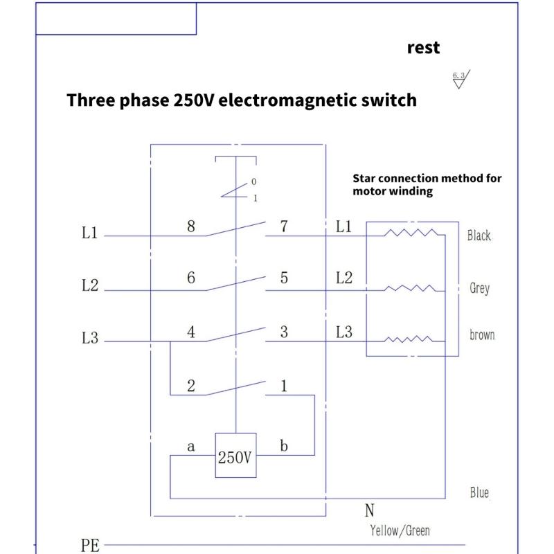 Industrial Electromagnetic Switches 5Pins Designs Multifunctional Switches Ensures Safe Operate In Various Environment