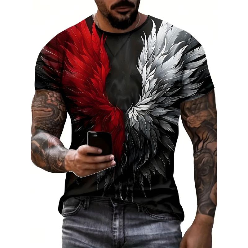 

Мужская футболка с круглым вырезом и короткими рукавами, модная повседневная одежда 6XL