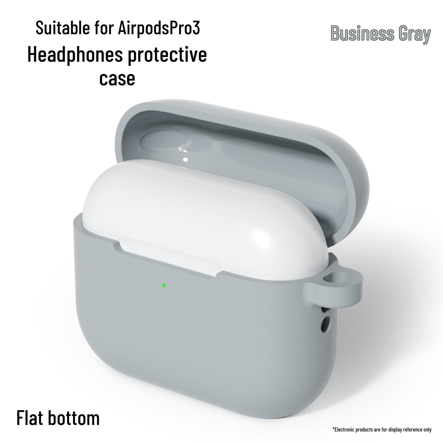 

Силіконовий захисний чохол для Apple AirPods Pro 3 - Захист від падінь та зносу Flat Base for AirPods Pro 3