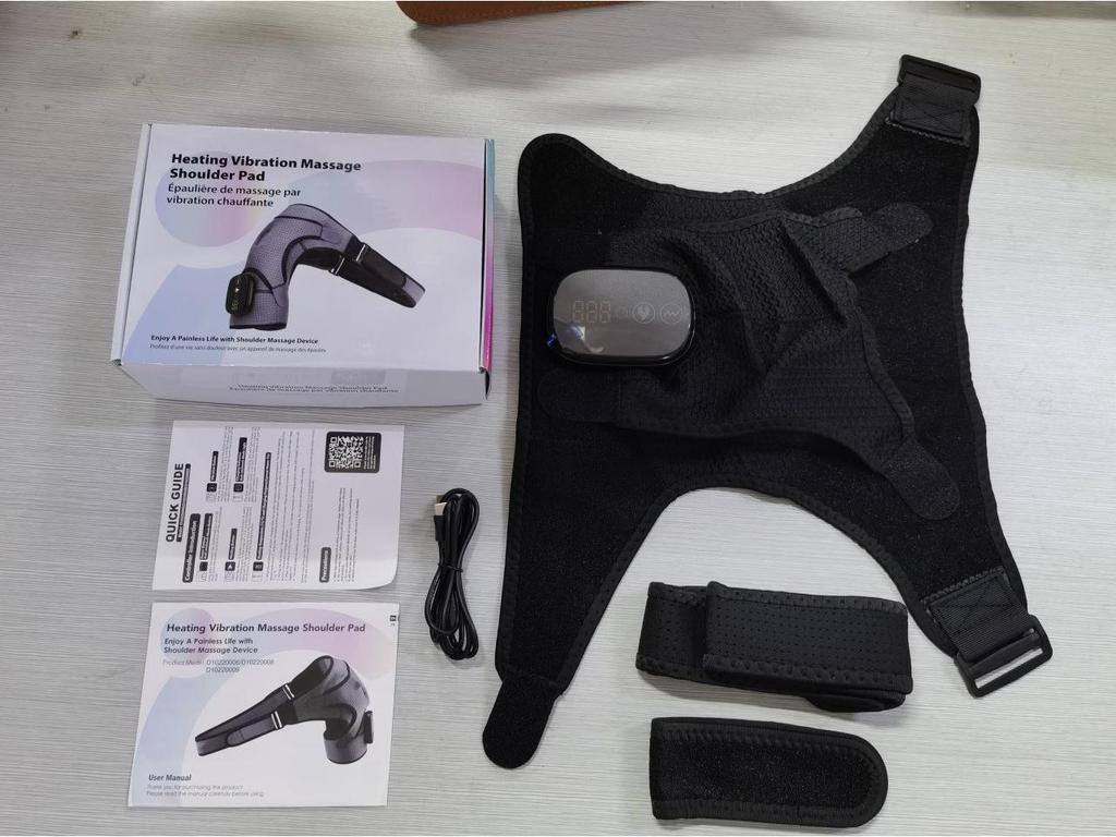 Heating Massage Shoulder Pad with Touchscreen Controller